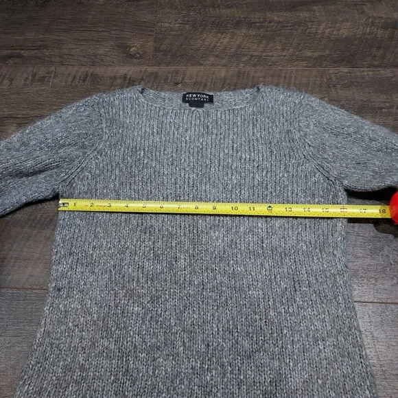 New York & Company Sweater Womens Girls XS Gray Comfy Pullover Sweater - Picture 7 of 14
